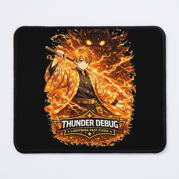 Item preview, Thunder Debug – Bug Slayer | Lightning Fast Debugging designed and sold by CtrlAltLaugh.