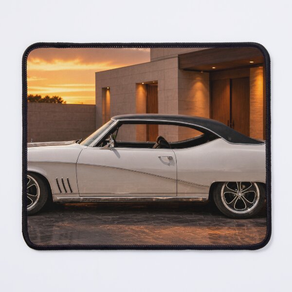 Item preview, Buick Skylark Classic – White Muscle Car at Sunset (Cinematic Edition) designed and sold by William A McCarthy.