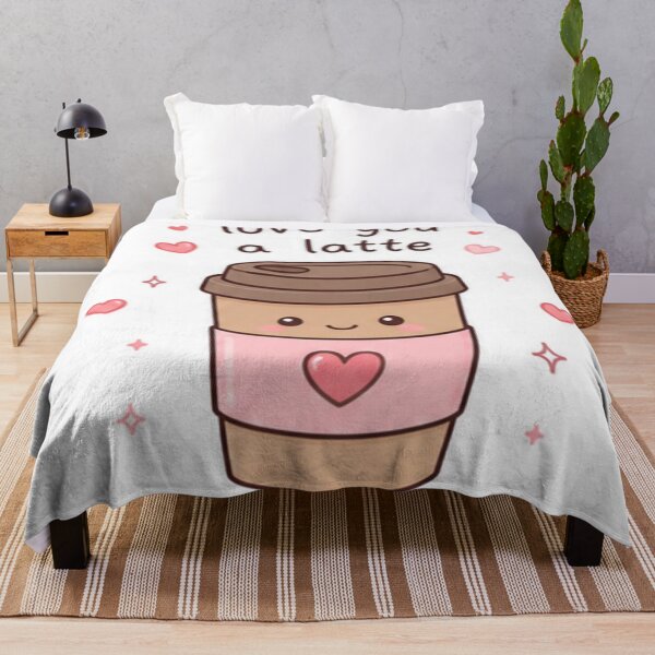 Item preview, Love you a latte designed and sold by fadeinkstudio.
