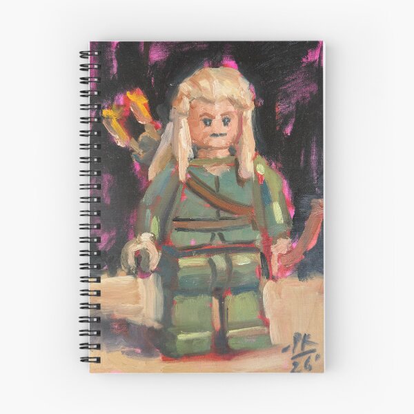 Artikelvorschau, Lego Legolas aus Herr der Ringe (Öl auf Papier) entworfen und verkauft von food_and_fantasy.