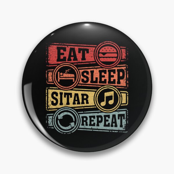 Item preview, Eat Sleep Sitar Repeat designed and sold by GabbyKash.