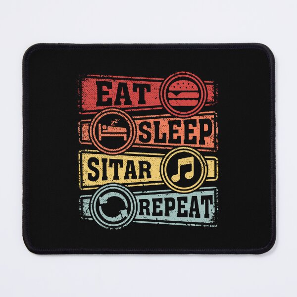 Item preview, Eat Sleep Sitar Repeat designed and sold by GabbyKash.