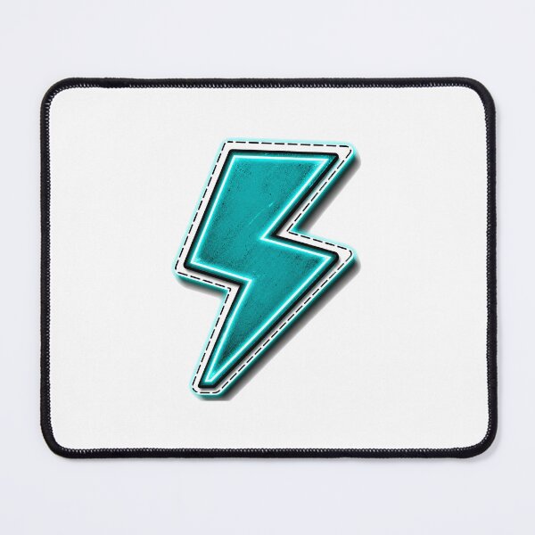 Item preview, Minimal Lightning Bolt ⚡ | Electric Energy Aesthetic | Bold Teal Power Symbol Design designed and sold by priyanshustore.