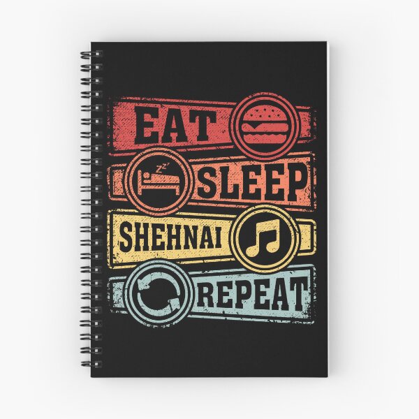 Item preview, Eat Sleep Shehnai Repeat designed and sold by GabbyKash.