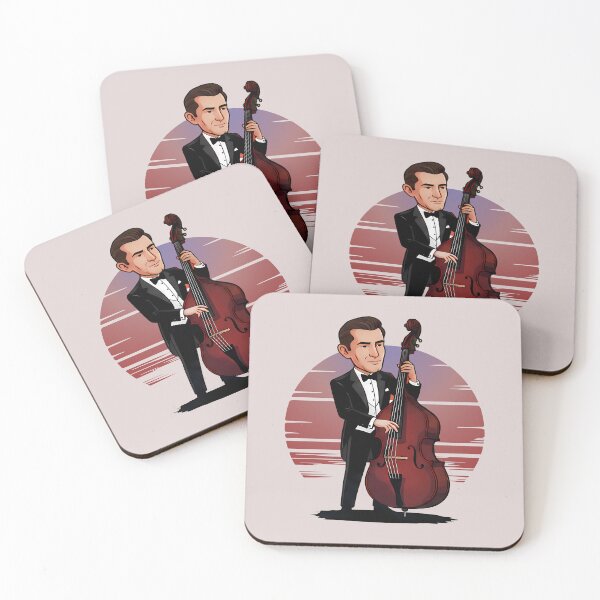 Item preview, A Man with a Double Bass  - World Music Day designed and sold by Art-Arcade6.