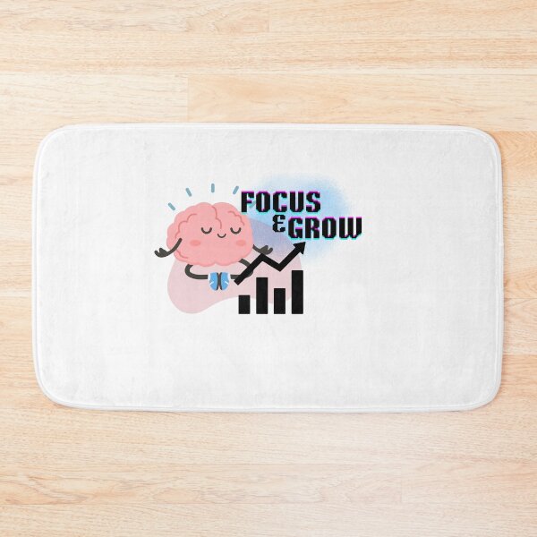 Item preview, Focus and Grow Motivation Design , Productivity Mindset Quote , Self Growth Inspirational Artwork , Student Entrepreneur Gift designed and sold by Palette _Vibes.