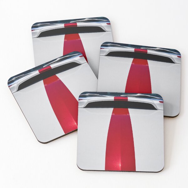 Item preview, Red Racing Stripe – Classic Muscle Car Detail (Minimal Automotive Art) designed and sold by William A McCarthy.