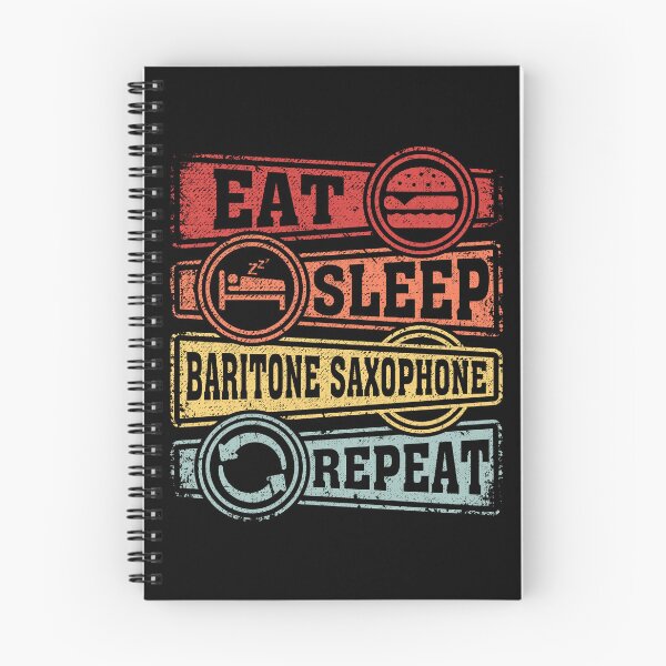 Item preview, Eat Sleep Baritone saxophone Repeat designed and sold by GabbyKash.