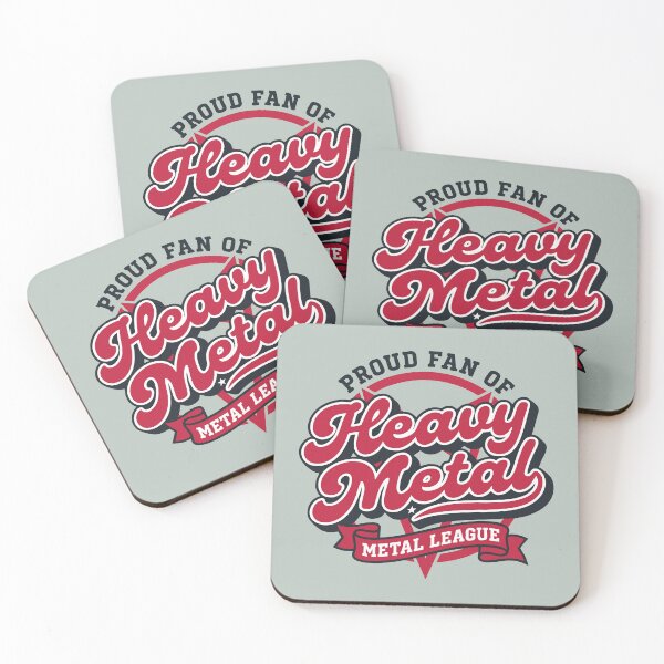 Item preview, Retro Heavy Metal League 3D Vector Lettering Pop Art designed and sold by Cozy-Old-Pub.