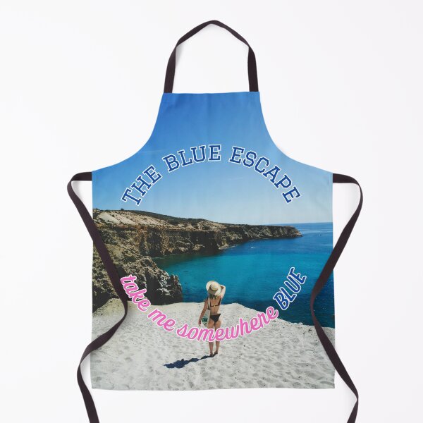 Item preview, The Blue Escape Take Me Somewhere Blue Bikini Girl designed and sold by LittleBigGifts.
