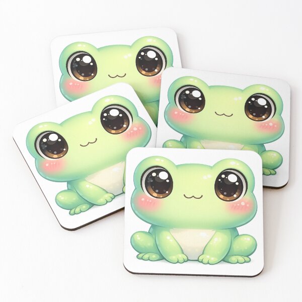 Item preview, Kawaii cartoon frog designed and sold by unique0703.