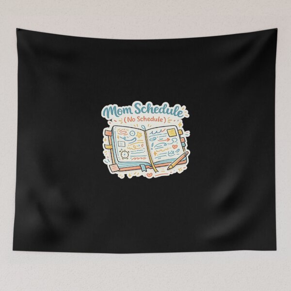 Item preview, Mom Schedule No Schedule Funny Minimal Mother’s Day Line Art T-Shirt designed and sold by Line-Mood1⭐️⭐️⭐️⭐️⭐️.