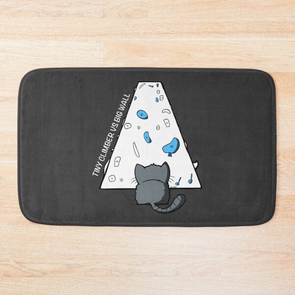 Item preview, Tiny Climber vs Big Wall Black Design designed and sold by Rain Ant.