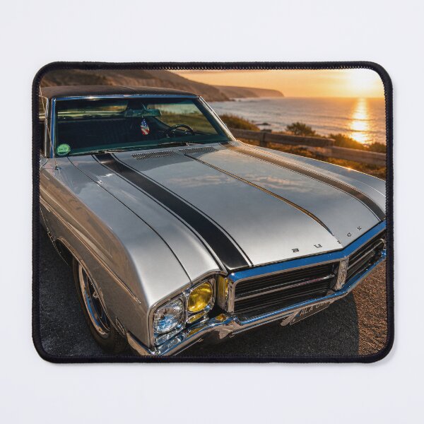 Item preview, Classic Muscle Car by the Ocean – Sunset Coastal Drive (Cinematic Automotive Art) designed and sold by William A McCarthy.