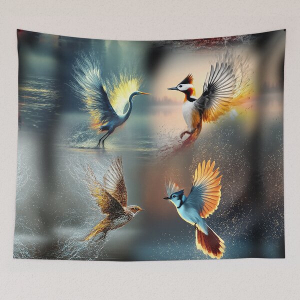 Item preview, Birds of a feather flock together designed and sold by johnnyssandart.