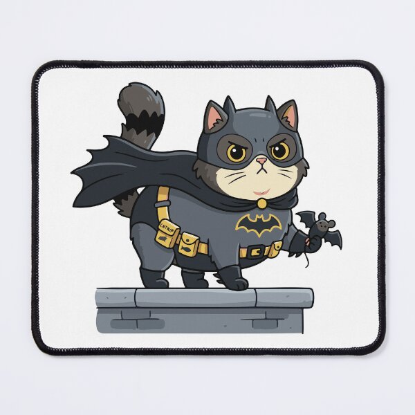 Item preview, Cute Vigilante Cat Hero | Funny Super Cat Cartoon | Dark Kitty Character Design designed and sold by amareshdas008.