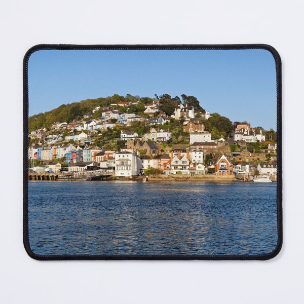 Item preview, Kingswear village on a hill seen from across the river Dart in Dartmouth Devon UK designed and sold by John Gilham - Landscape Photography.