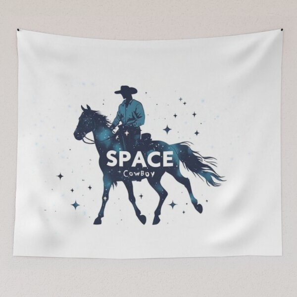 Item preview, Cowboy in Space Star designed and sold by fadeinkstudio.