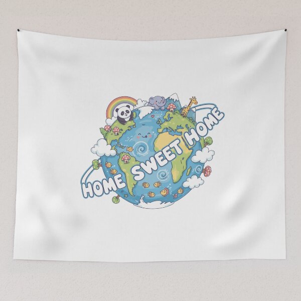 Item preview, Home Sweet Home World Travel Design designed and sold by WeAdventured.
