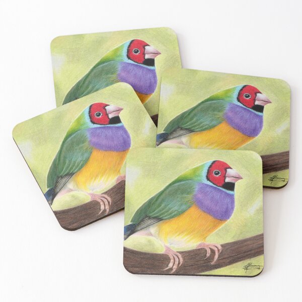 Item preview, Gouldian Finch - Native Australian Bird designed and sold by AussiAllison.