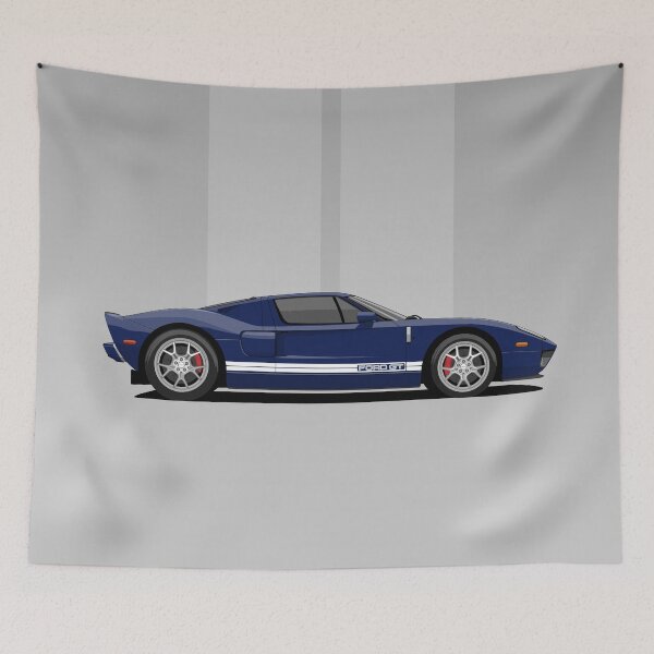 Item preview, Ford GT blue designed and sold by ElseWorldDesign.