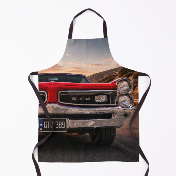 Item preview, Pontiac GTO Front View – Classic Muscle Car at Sunset (Symmetrical Automotive Art) designed and sold by William A McCarthy.