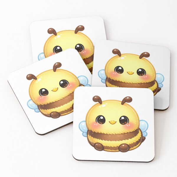 Item preview, Kawaii cartoon honey bee designed and sold by unique0703.