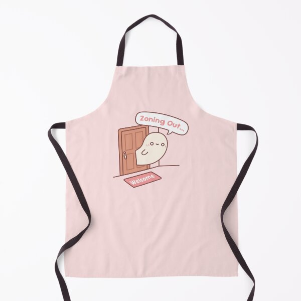 Item preview, Cute Ghost Zoning Out The Door designed and sold by rustydoodle.