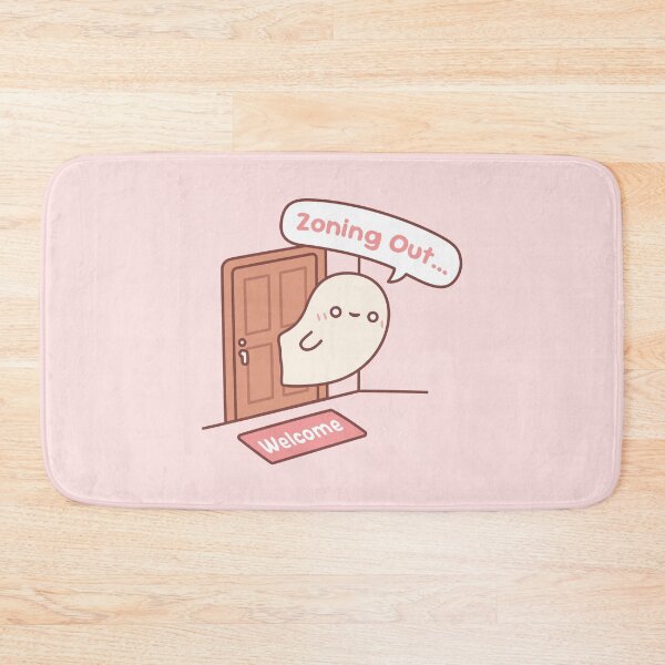 Item preview, Cute Ghost Zoning Out The Door designed and sold by rustydoodle.