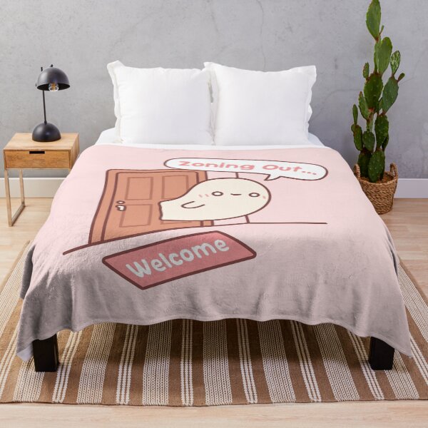 Item preview, Cute Ghost Zoning Out The Door designed and sold by rustydoodle.