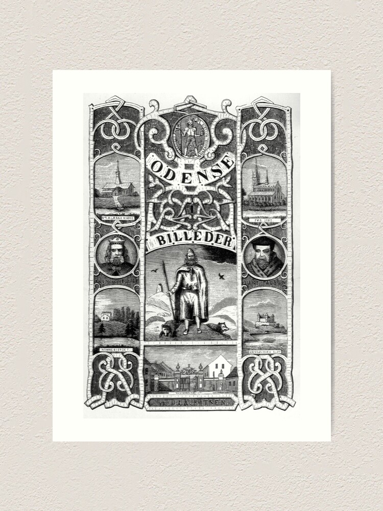 Denmark Collage 1800s" Print for by ExpressingSelf | Redbubble