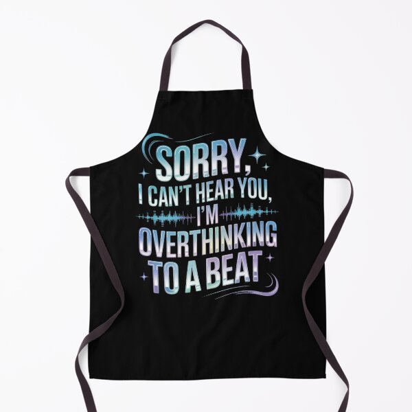 Item preview, Overthinking To A Beat | Y2K Retro-Futuristic Chrome Aesthetic designed and sold by Design_Your_Day.