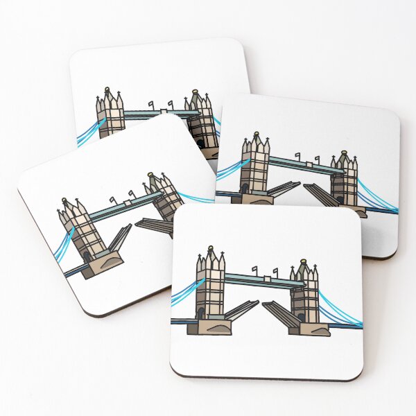 Item preview, Tower Bridge Sticker | Postcards from London Collection designed and sold by BellaDesignCo.
