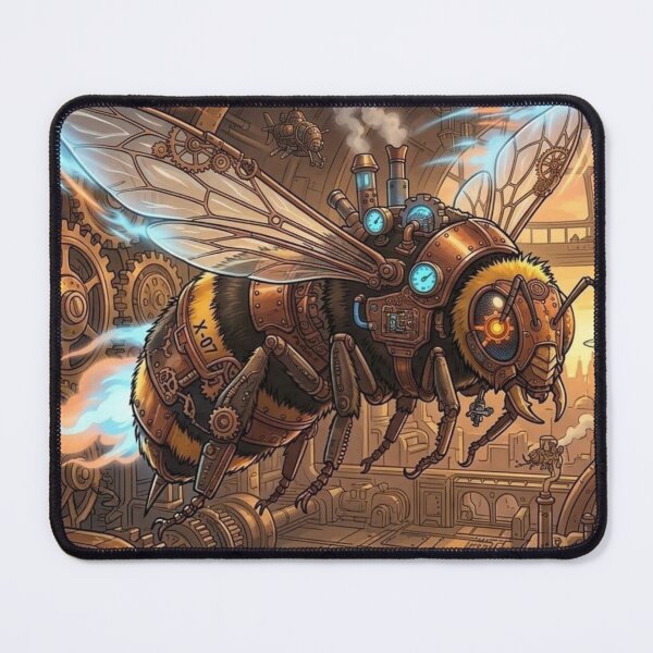Item preview, Giant Mechanical Steampunk Bumblebee in Industrial Workshop designed and sold by Vyxorea.