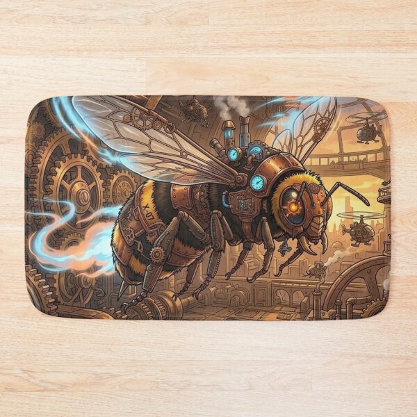 Item preview, Giant Mechanical Steampunk Bumblebee in Industrial Workshop designed and sold by Vyxorea.