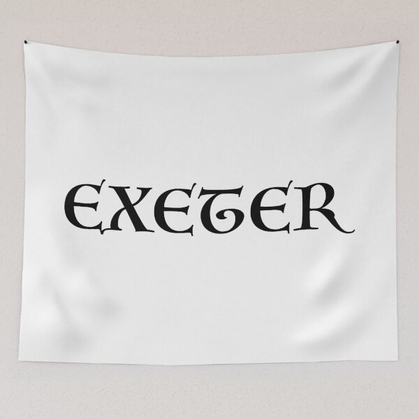 Item preview, Exeter old medieval style text (Black) designed and sold by STUDIO-72.