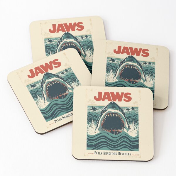 Item preview, A Vintage Poster of Jaws by Peter Bradford Benchley designed and sold by GoodOldVintage.