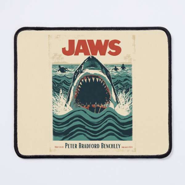Item preview, A Vintage Poster of Jaws by Peter Bradford Benchley designed and sold by GoodOldVintage.