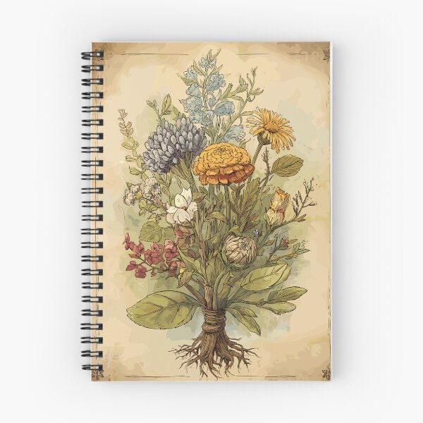 Item preview, Floral Compendium - Medicinal Herbs designed and sold by bapupa.