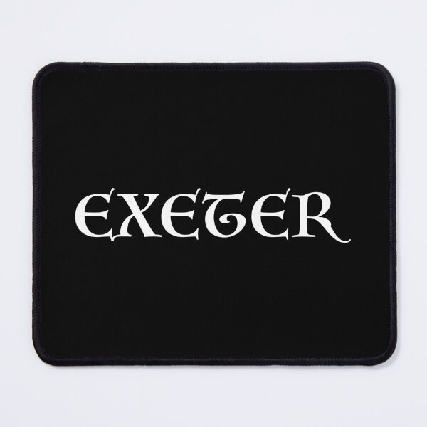 Item preview, Exeter old medieval style text (White) designed and sold by STUDIO-72.