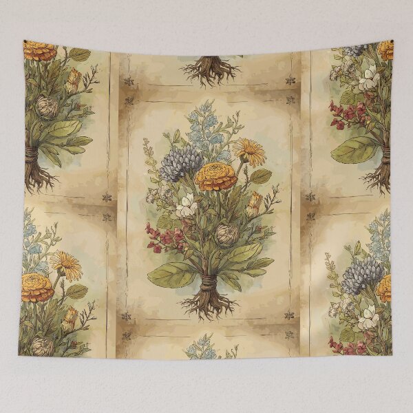 Item preview, Floral Compendium - Medicinal Herbs designed and sold by bapupa.
