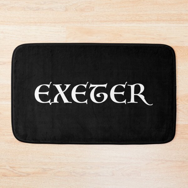 Item preview, Exeter old medieval style text (White) designed and sold by STUDIO-72.
