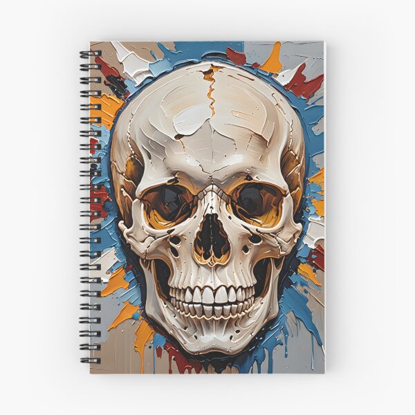 Item preview, Skull Paint Splat designed and sold by Grimwoods & Brimstone.