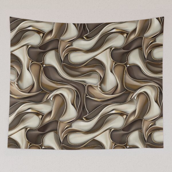 Item preview, Liquid Flow Seamless Abstract Pattern designed and sold by MegaNovaArt.