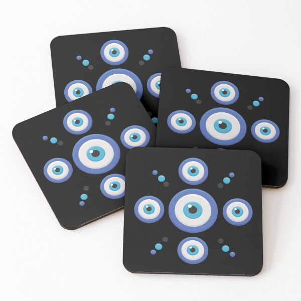 Item preview, Arabic Evil Eye Nazar — Blue Protective Amulet Illustration designed and sold by shoufimafi.
