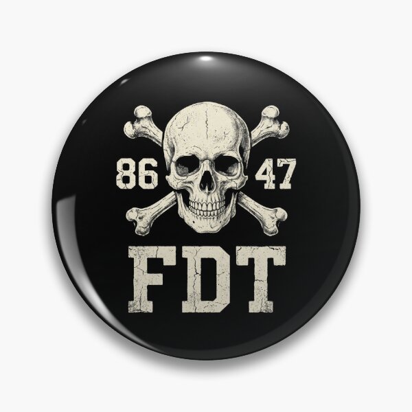 Item preview, FDT 8647 Skull - Resistance Satire designed and sold by dudelinart.
