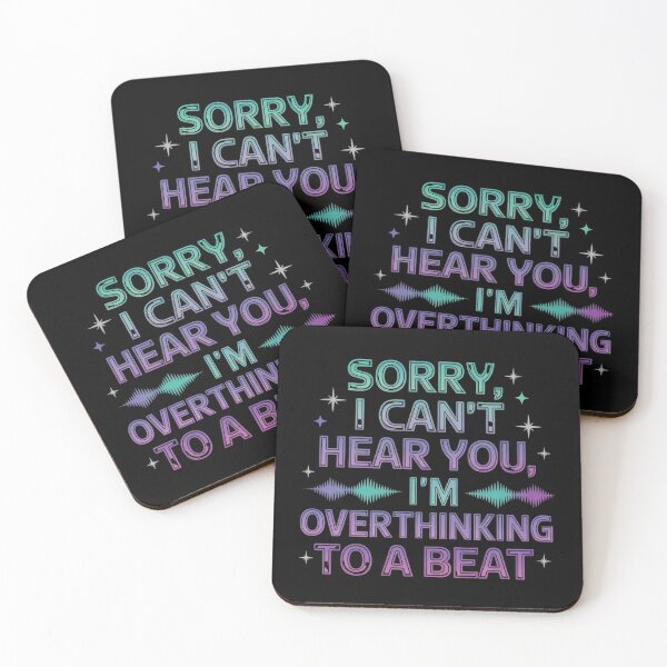 Item preview, Copy of Overthinking To A Beat | Y2K Retro-Futuristic Chrome Aesthetic designed and sold by Design_Your_Day.