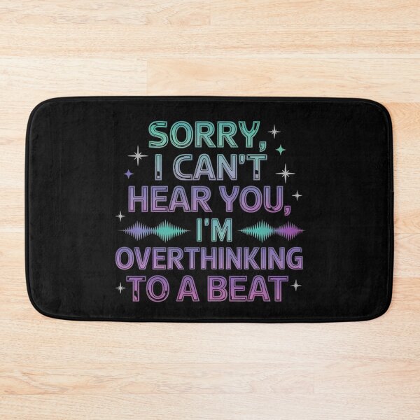 Item preview, Copy of Overthinking To A Beat | Y2K Retro-Futuristic Chrome Aesthetic designed and sold by Design_Your_Day.