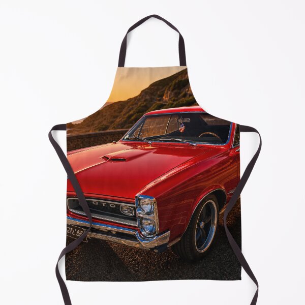 Item preview, Pontiac GTO Coastal Sunset – Red Muscle Car Golden Hour Drive (Cinematic Automotive Art) designed and sold by William A McCarthy.