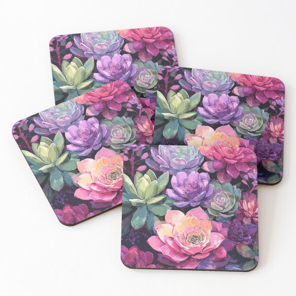 Item preview, Neon Desert Garden - Succulents designed and sold by bapupa.